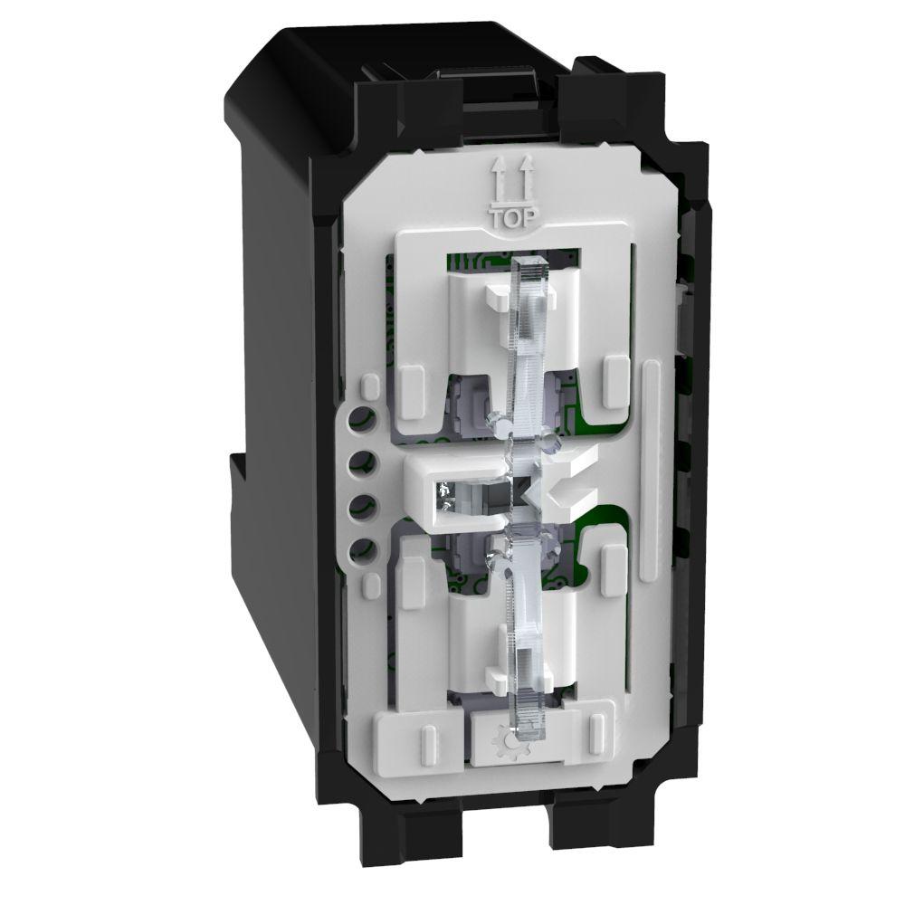 Универсален димер бутонен LED до 150W 1M изисква неутрален проводник - bticino Living Now K4418 | JAR Computers Универсален димер бутонен LED до 150W 1M изисква неутрален проводник - bticino Living Now K4418