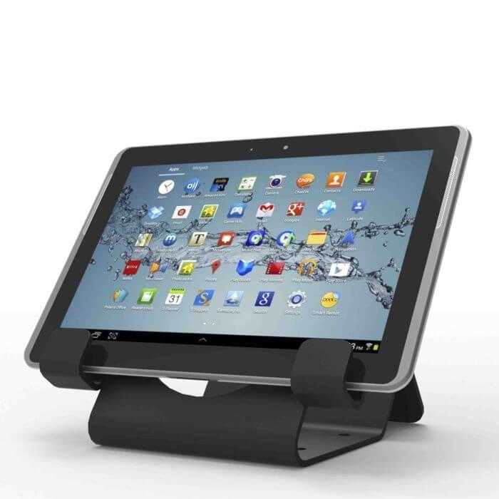 Универсална поставка със заключващ механизъм за таблети - Maclocks Security Tablet Universal Holder with cable lock (черен) | JAR Computers Универсална поставка със заключващ механизъм за таблети - Maclocks Security Tablet Universal Holder with cable lock (черен)