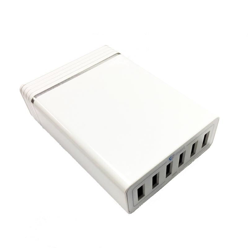 Захранване за ел. мрежа с 6 USB изхода за мобилни телефони и таблети - Zuoqi 6 USB Universal Wall Charger | JAR Computers Захранване за ел. мрежа с 6 USB изхода за мобилни телефони и таблети - Zuoqi 6 USB Universal Wall Charger