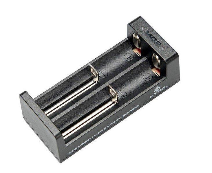 Зарядно у-во XTAR MC2S, USB Type-C, Universal Charger, LiIon & NIMH, 18650, CR123, AA, AAA  с 2 гнезда | JAR Computers Зарядно у-во XTAR MC2S, USB Type-C, Universal Charger, LiIon & NIMH, 18650, CR123, AA, AAA  с 2 гнезда