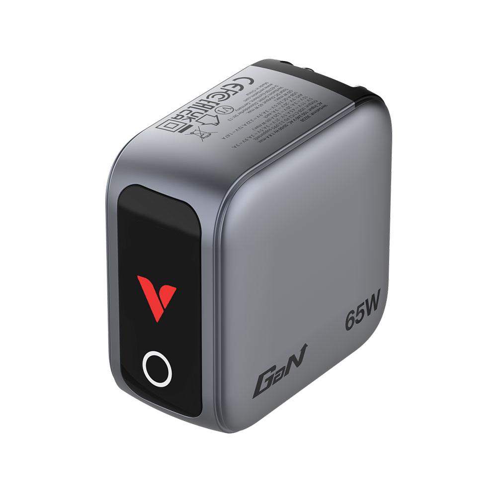 Зарядно устройство Verbatim Mini, GaN, 65 W, сиво | JAR Computers Зарядно устройство Verbatim Mini, GaN, 65 W, сиво