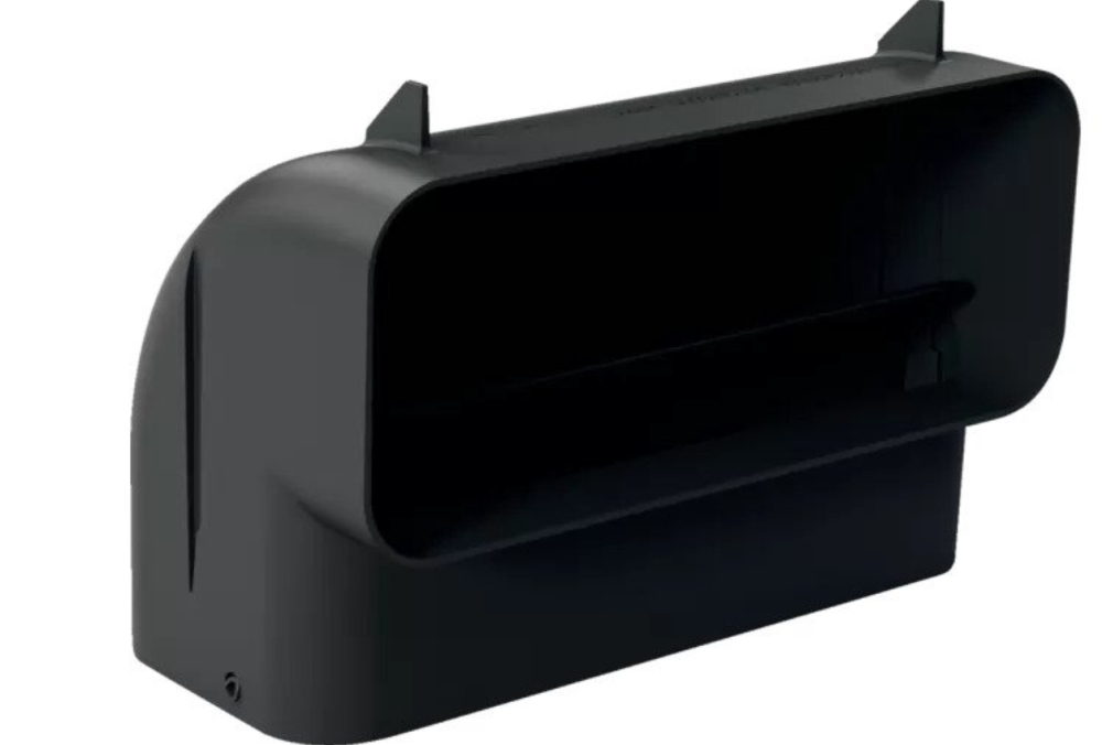 Bosch HEZ9VDSB3, Flat duct, vertical M 90° bow (from on 65cm worktop depth) | JAR Computers Bosch HEZ9VDSB3, Flat duct, vertical M 90° bow (from on 65cm worktop depth)