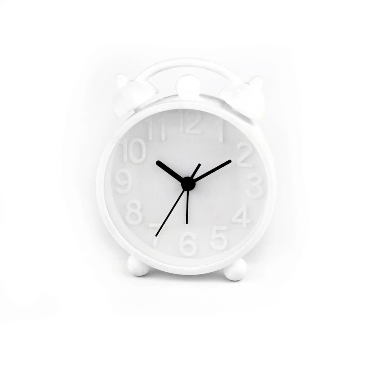 Часовник с будилник - Platinet Alarm Clock Happiness (бял) | JAR Computers Часовник с будилник - Platinet Alarm Clock Happiness (бял)