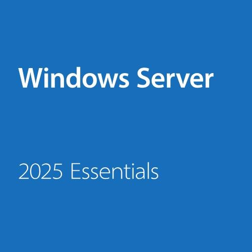 Dell Windows Server 2025 Essentials, No Media, WS2019 Ess Downgrade w/DVD Media, Multi Lang, Customer Kit, only for Sale with Dell Server