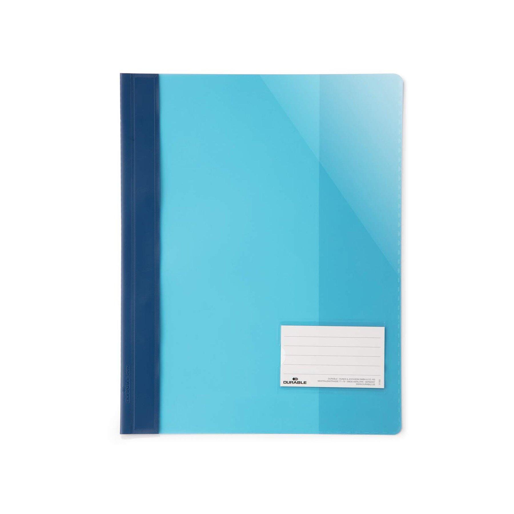 Durable Папка, A4+, PP, с джоб за визитка, синя | JAR Computers Durable Папка, A4+, PP, с джоб за визитка, синя