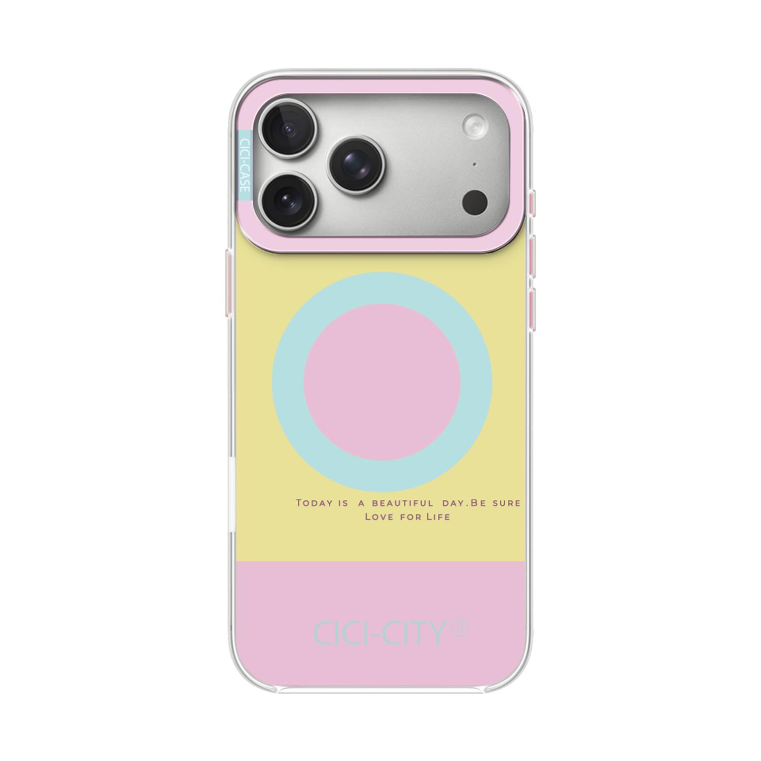 Калъф CiCi Candy Pastel MagSafe Apple iPhone 17 Pro Max /жълто-розов/ | JAR Computers Калъф CiCi Candy Pastel MagSafe Apple iPhone 17 Pro Max /жълто-розов/