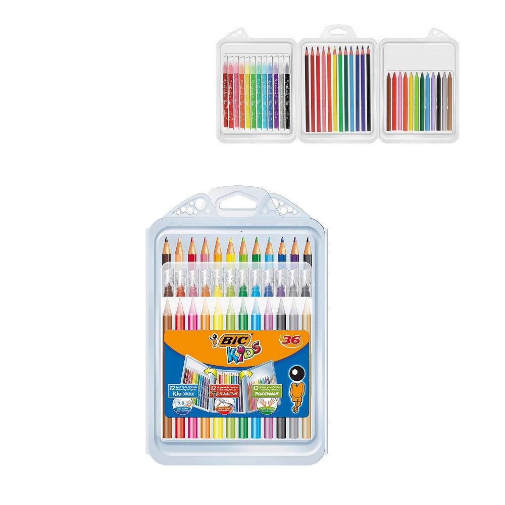 Комплект BIC Kids, 12 цв. молива Evolution, | JAR Computers Комплект BIC Kids, 12 цв. молива Evolution,