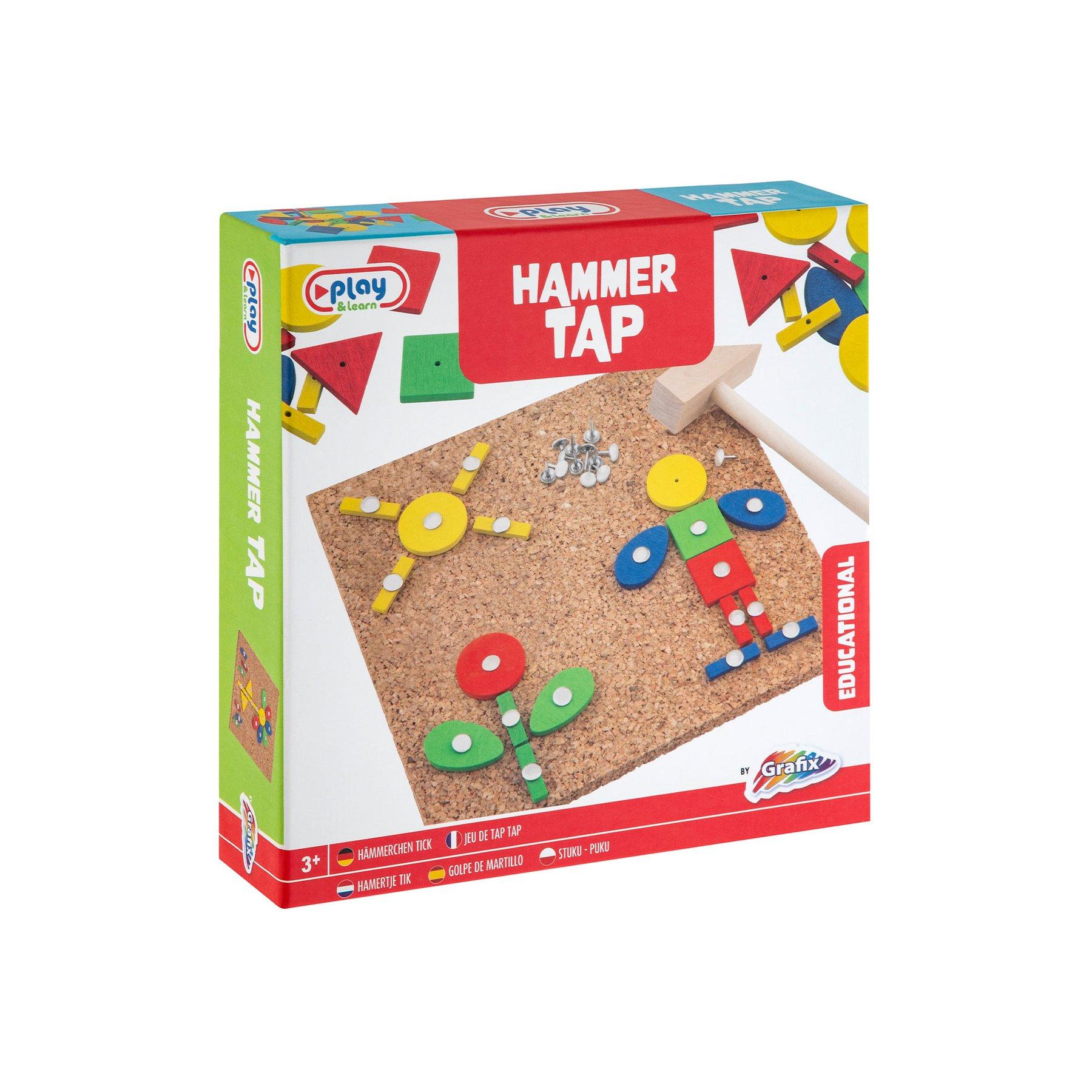 Moxy Мозайка, дървена, с чукче, 74 части