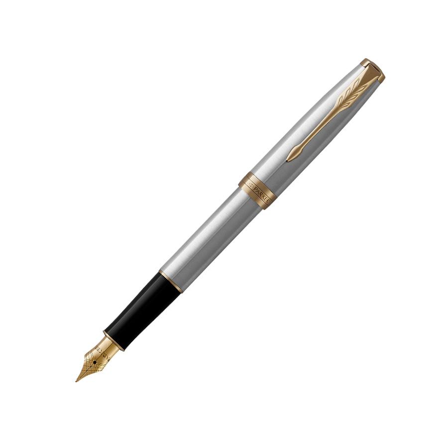 Писалка PARKER Royal Sonnet St. Steel GТ, стоманено тяло, позлатен клип, черен | JAR Computers Писалка PARKER Royal Sonnet St. Steel GТ, стоманено тяло, позлатен клип, черен