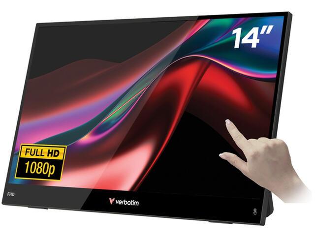 Verbatim Portable Touchscreen Monitor 14" - LIGHT Series