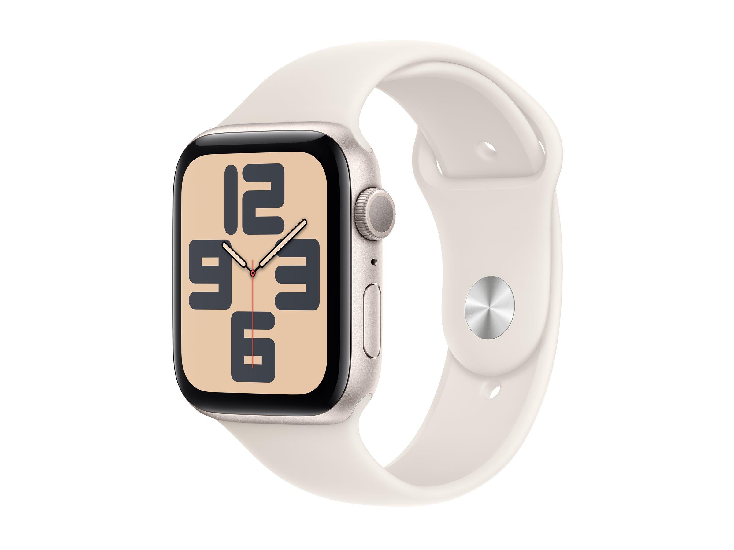 APPLE Watch SE GPS 40mm Starlight Aluminium Case with Starlight Sport Band - S/M | JAR Computers APPLE Watch SE GPS 40mm Starlight Aluminium Case with Starlight Sport Band - S/M
