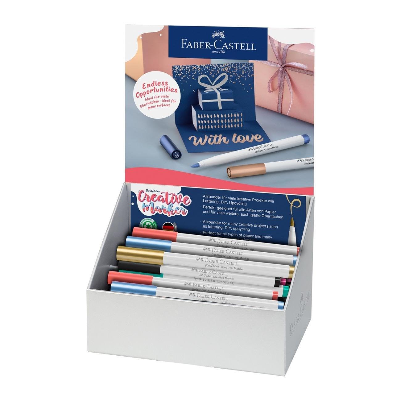 Faber-Castell Маркер-четка Creative, асорти, 50 броя