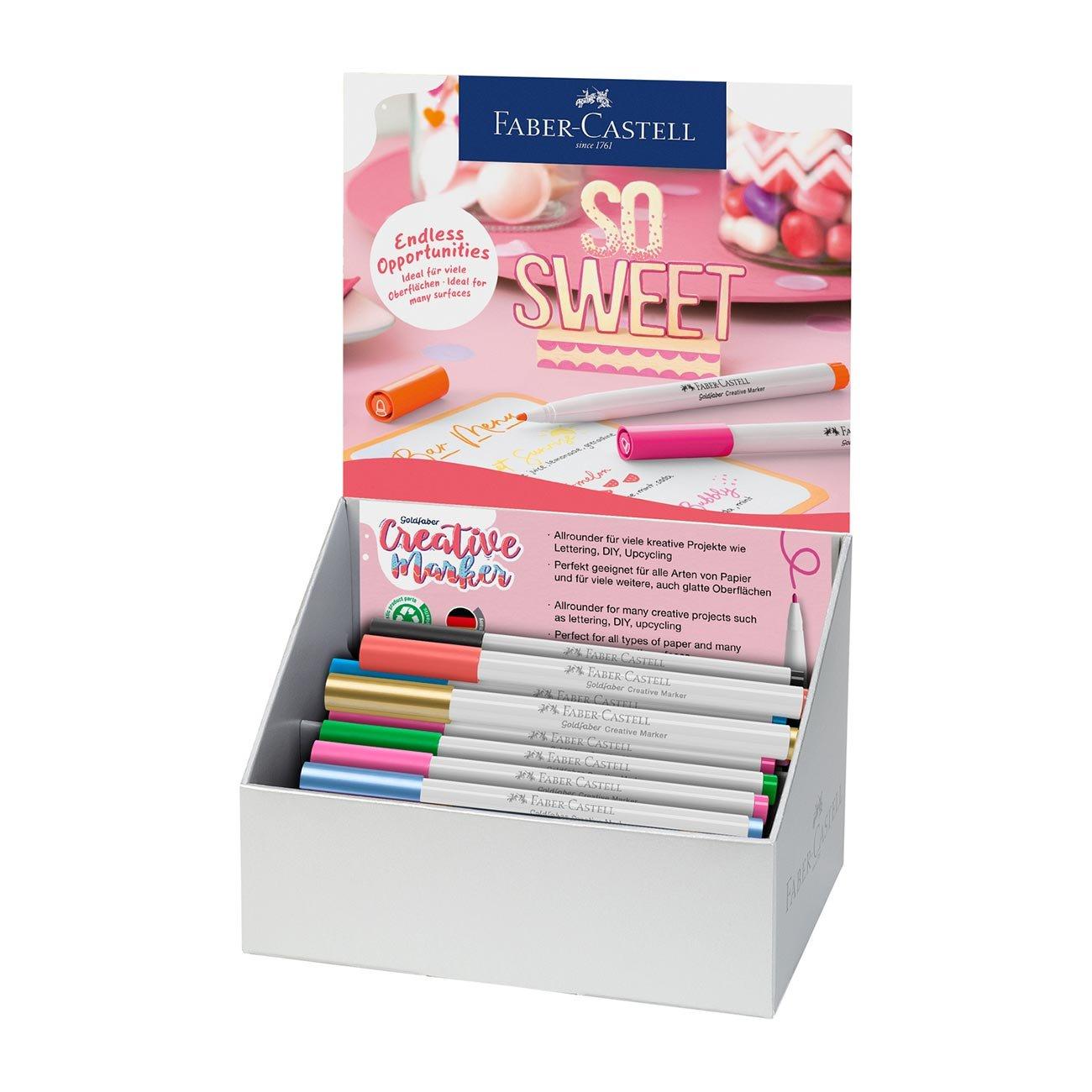 Faber-Castell Маркер Creative, объл, 1.5 mm, асорти, 50 броя