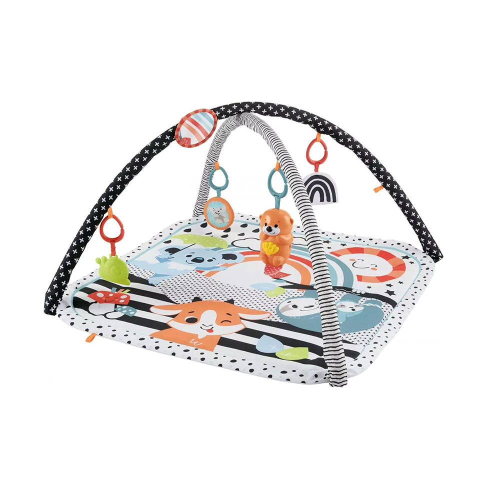 Fisher Price Activity Gym Platform Refresh with Music Colorful for Newborns 76x76cm (HBP41) (FISHBP41) | JAR Computers Fisher Price Activity Gym Platform Refresh with Music Colorful for Newborns 76x76cm (HBP41) (FISHBP41)