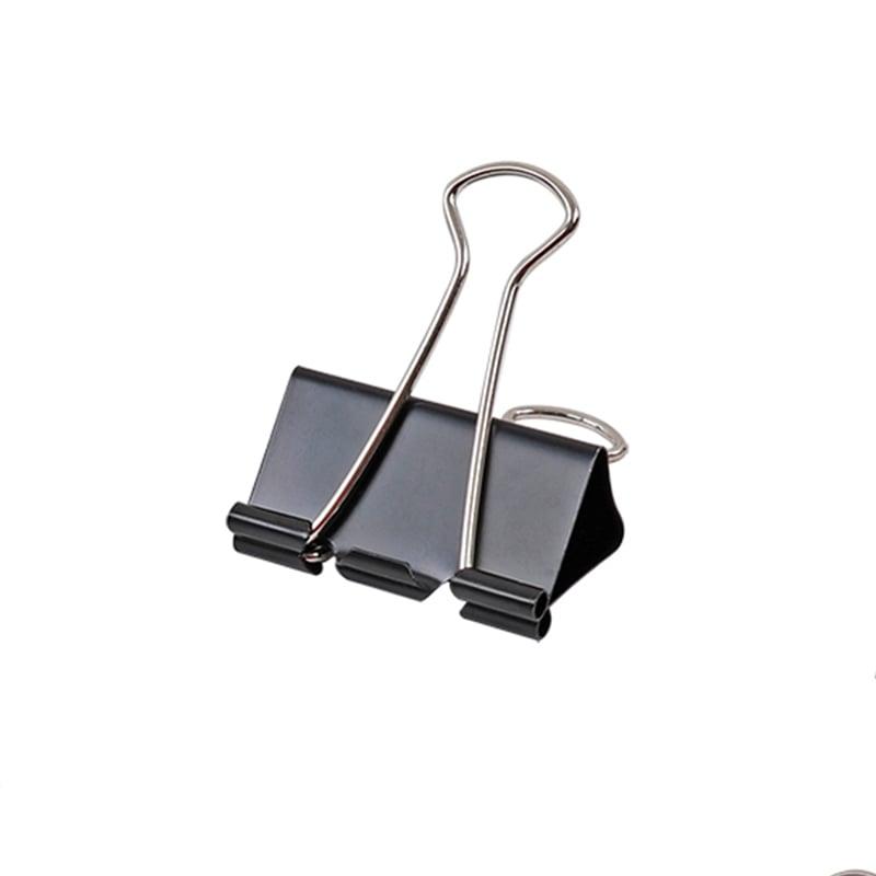 Foska Щипки за пари, 41 mm, 12 броя, черни | JAR Computers Foska Щипки за пари, 41 mm, 12 броя, черни