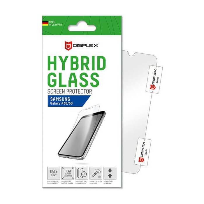 Хибридно защитно покритие за дисплея на Samsung Galaxy A30, A30s, A50, A50s - Displex Hybrid Glass Screen Protector (прозрачен) | JAR Computers Хибридно защитно покритие за дисплея на Samsung Galaxy A30, A30s, A50, A50s - Displex Hybrid Glass Screen Protector (прозрачен)