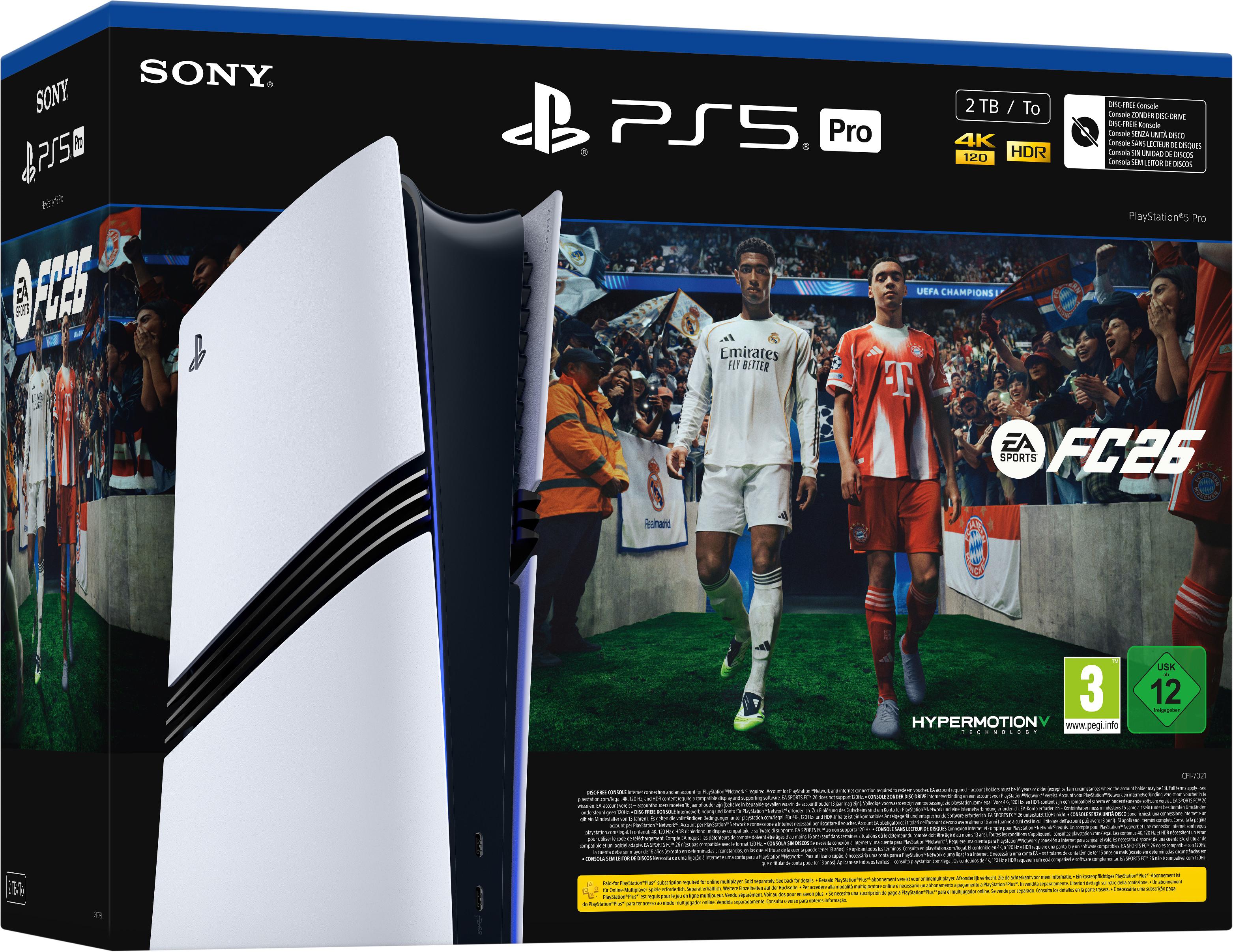 Конзола PlayStation 5 Pro - EA Sports FC 26 Bundle | JAR Computers Конзола PlayStation 5 Pro - EA Sports FC 26 Bundle