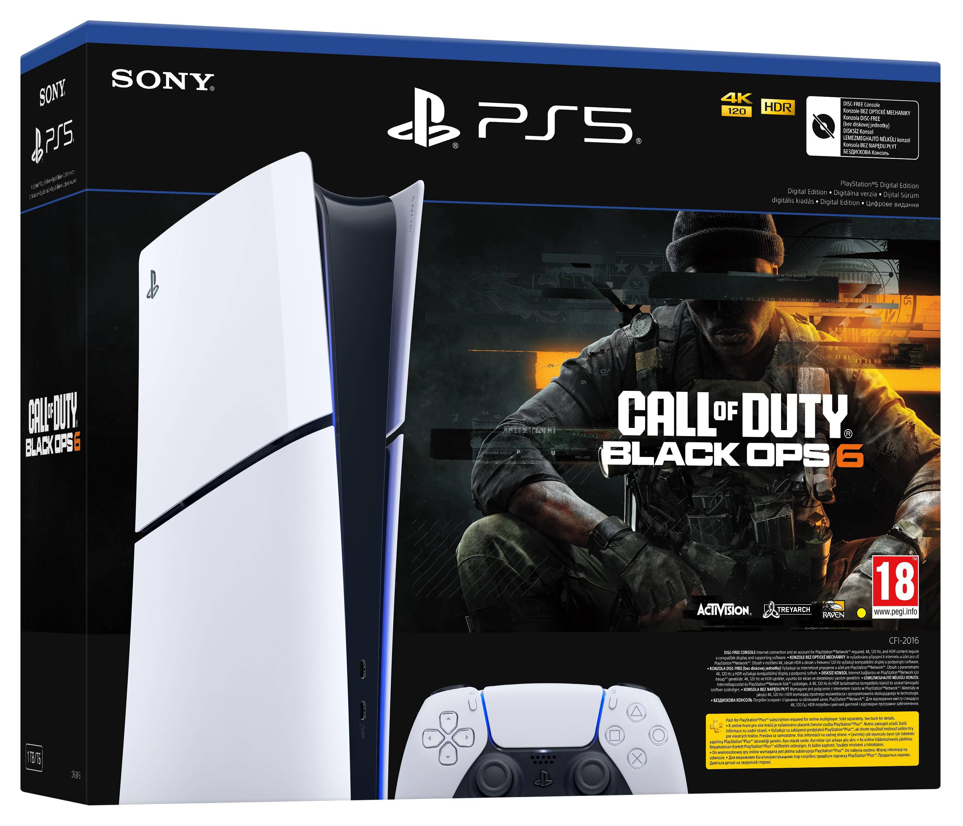 Конзола PlayStation 5 (Slim) - Digital Edition - Call of Duty: Black Ops 6 Bundle