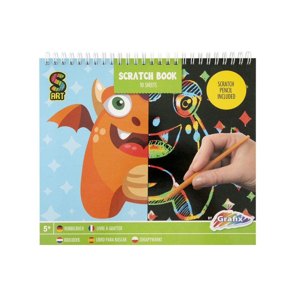 Moxy Книжка за издраскване Чудовище, 10 листа | JAR Computers Moxy Книжка за издраскване Чудовище, 10 листа