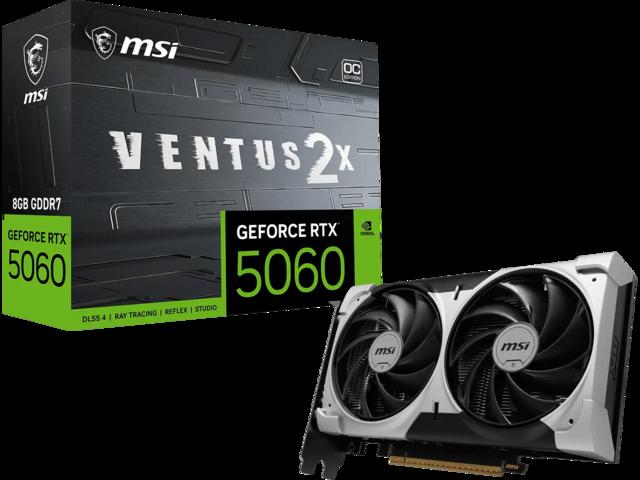 MSI GeForce RTX 5060 8G VENTUS 2X OC V1