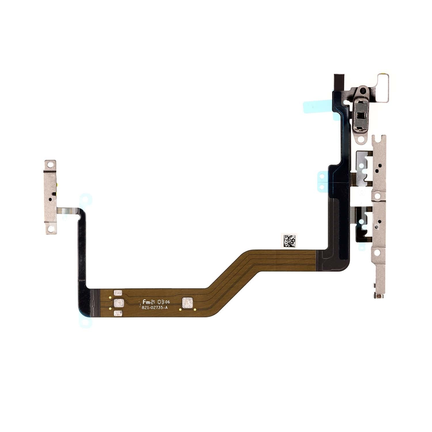 OEM Power Button Flex Cable - лентов кабел за on/off бутона, бутони за звука и вибрацията за iPhone 12 Pro Max