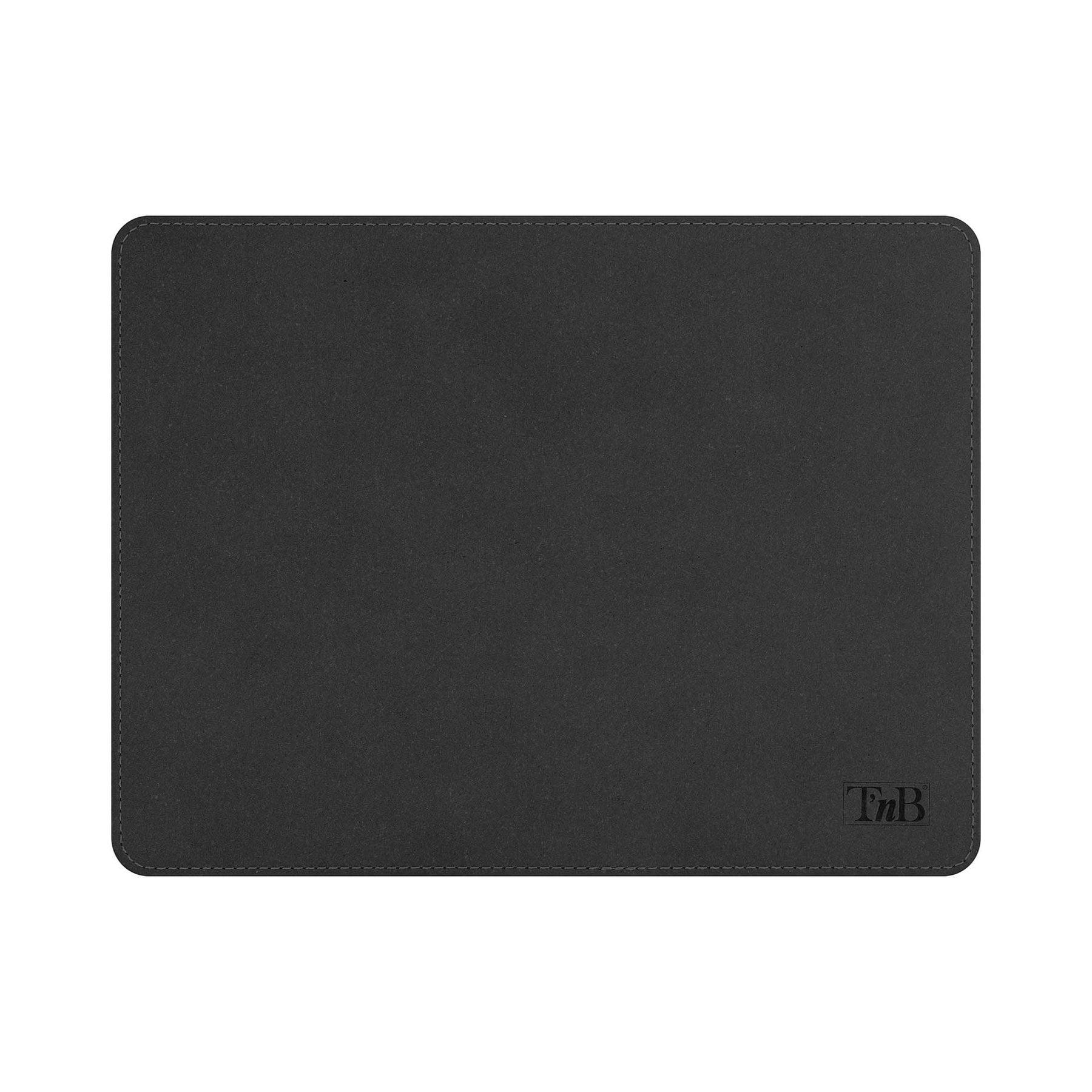 Пад за мишка TNB, от рециклирана кожа, 2 mm, черен