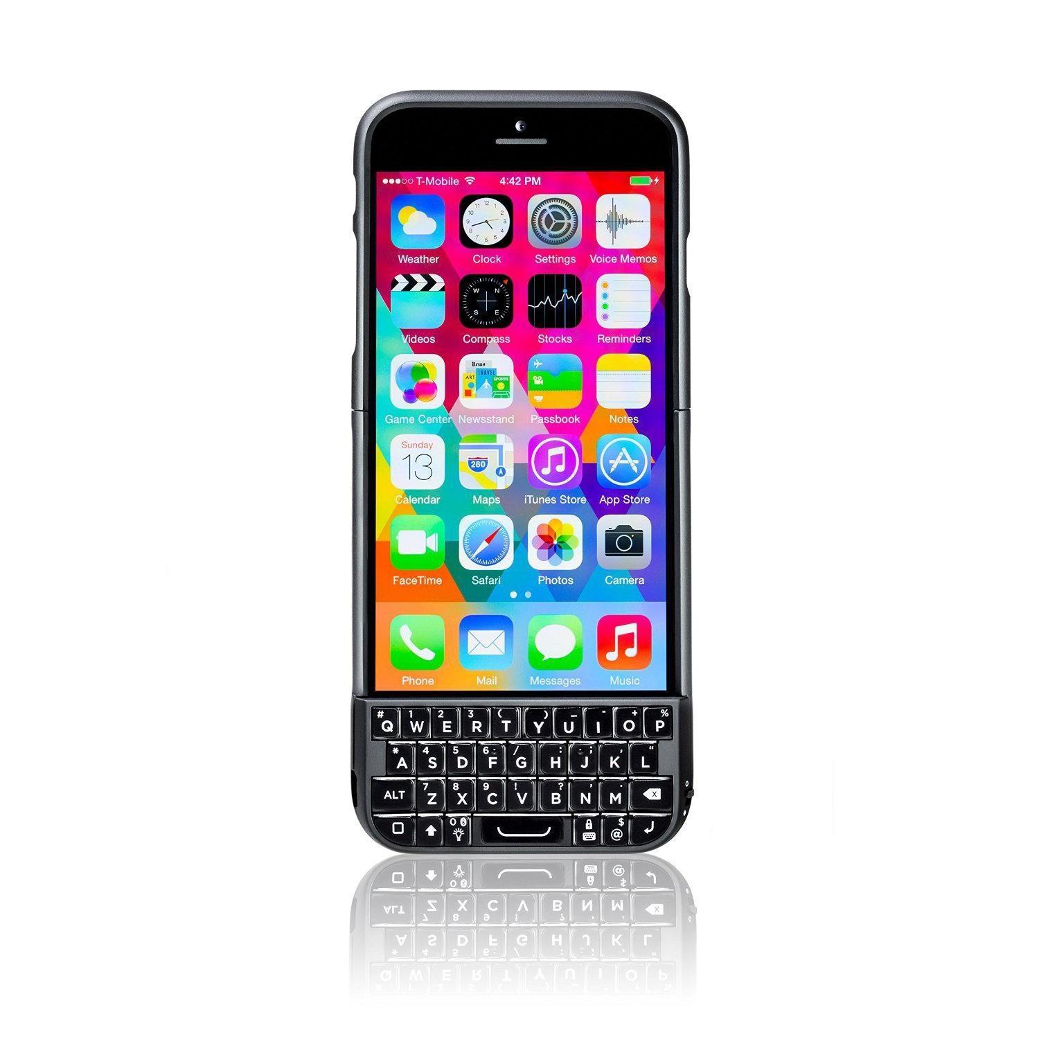 Поликарбонатов кейс с блутут клавиатура за iPhone 6, iPhone 6S - Typo2 Keyboard Case | JAR Computers Поликарбонатов кейс с блутут клавиатура за iPhone 6, iPhone 6S - Typo2 Keyboard Case