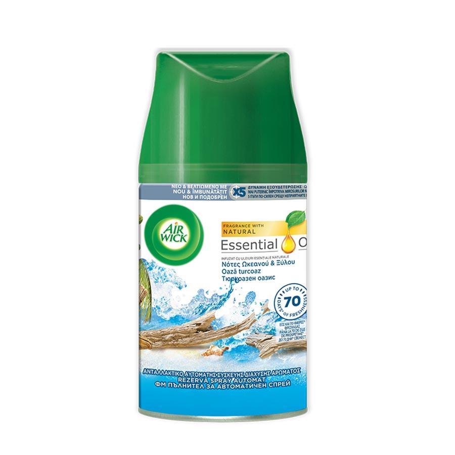 Пълнител за ароматизатор Air Wick Freshmatic, тюркоазен оазис, 250 ml | JAR Computers Пълнител за ароматизатор Air Wick Freshmatic, тюркоазен оазис, 250 ml