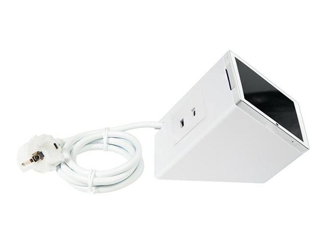 SHELLY Wall Display Stand White USB-C USB-A Charger