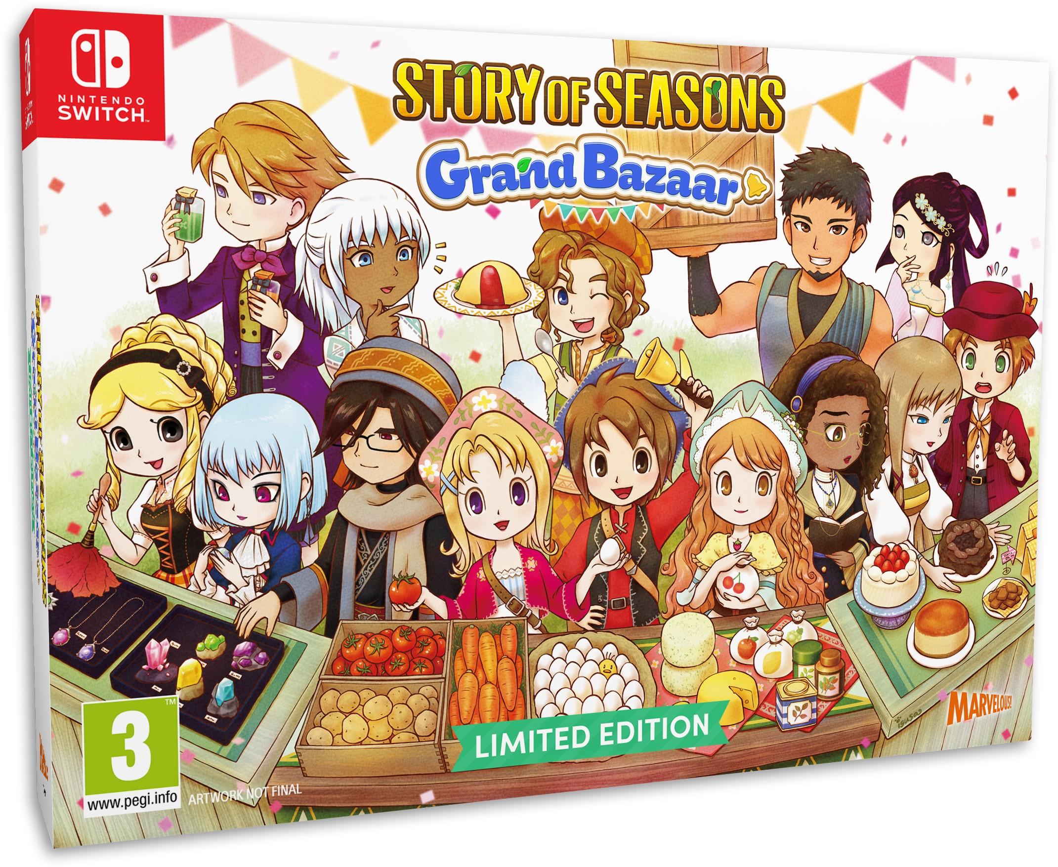 STORY OF SEASONS: Grand Bazaar - Limited Edition (Nintendo Switch)