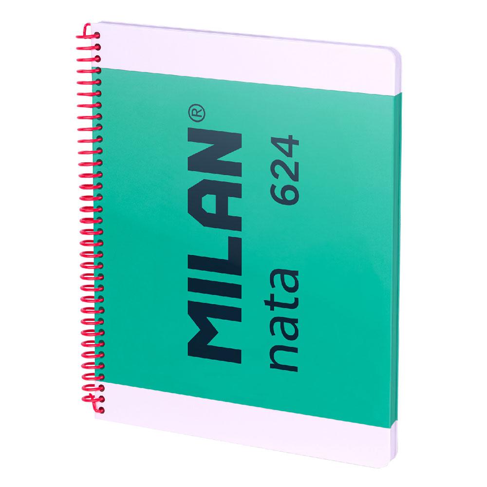 Тетрадка А4 Milan Nata зелена ТК СП. 80л