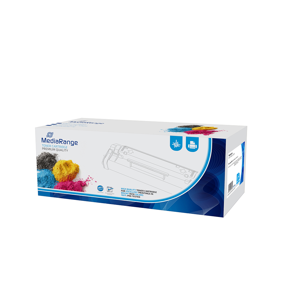 Toner MEDIARANGE Compatible for Printers HP (Cyan) (CF401X/201X) (MRHPTCF401X)