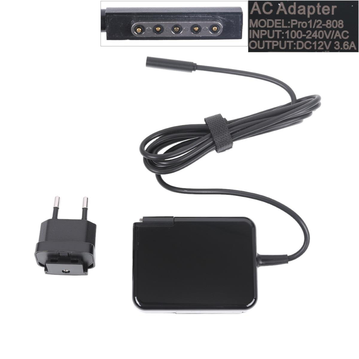 Зарядно за лаптоп (Laptop AC Adapter) Microsoft Surface Pro1 Pro2 12V 3.6A 43W - Заместител / Replacement Шуко Високо Качество A+ | JAR Computers Зарядно за лаптоп (Laptop AC Adapter) Microsoft Surface Pro1 Pro2 12V 3.6A 43W - Заместител / Replacement Шуко Високо Качество A+