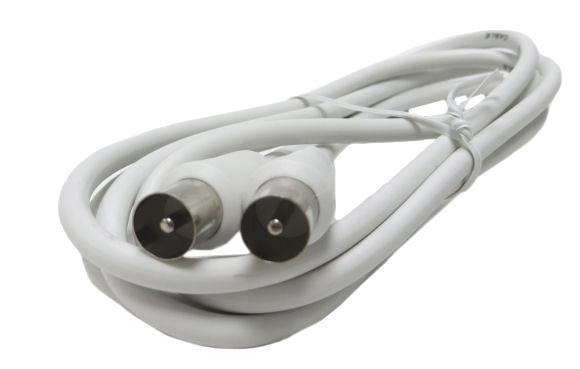 CABLE-RF-H/150 M/M Nicle / White | JAR Computers CABLE-RF-H/150 M/M Nicle / White