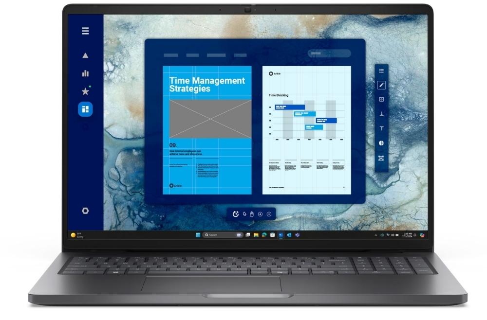 Dell Pro 16 PC16250, Intel 5 120U (10 cores, up to 5.0 GHz), 16" FHD+(1920x1200) 300nits AG, 16 GB: 1x16 GB, DDR5, 5600 MT/s, 512 GB SSD, Intel Graphics, FHD HDR IR Cam and Mic, Wi-Fi 6E, FPR, Backlit Kb, Win11 Pro, Magnetite, 3Y PS | JAR Computers Dell Pro 16 PC16250, Intel 5 120U (10 cores, up to 5.0 GHz), 16" FHD+(1920x1200) 300nits AG, 16 GB: 1x16 GB, DDR5, 5600 MT/s, 512 GB SSD, Intel Graphics, FHD HDR IR Cam and Mic, Wi-Fi 6E, FPR, Backlit Kb, Win11 Pro, Magnetite, 3Y PS