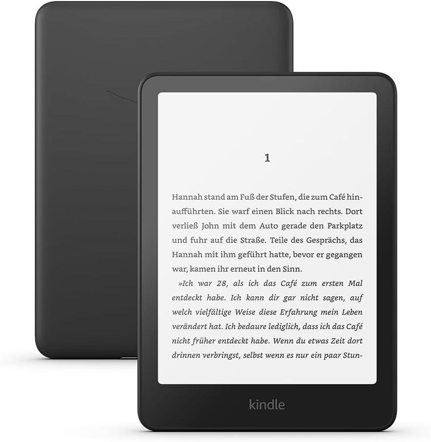eBook четец Kindle Paperwhite 7&quot;, 16GB, 2024, 12 генерация, IPX8, Черен