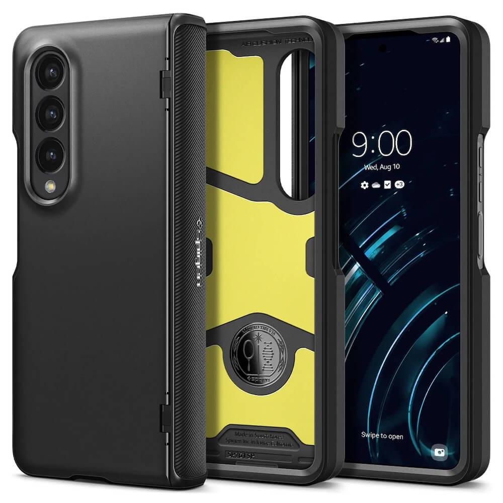 Хибриден кейс с най-висока степен на защита за Samsung Galaxy Z Fold 4 - Spigen Slim Armor Pro Case (черен) | JAR Computers Хибриден кейс с най-висока степен на защита за Samsung Galaxy Z Fold 4 - Spigen Slim Armor Pro Case (черен)