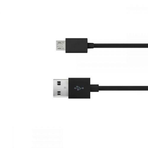 Кабел за устройства с microUSB порт (0.5 метра) - Just Wireless microUSB Charge and Sync Cable (черен) | JAR Computers Кабел за устройства с microUSB порт (0.5 метра) - Just Wireless microUSB Charge and Sync Cable (черен)