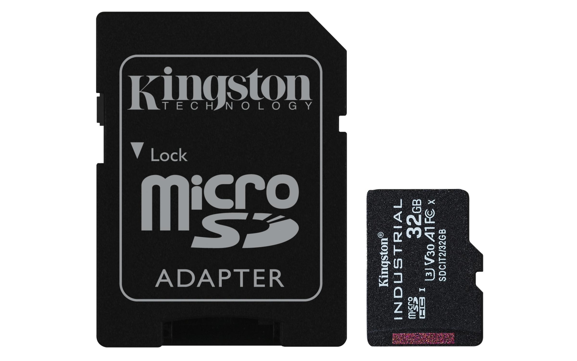 Kingston Technology Industrial 32 GB MicroSDHC UHS-I Клас 10