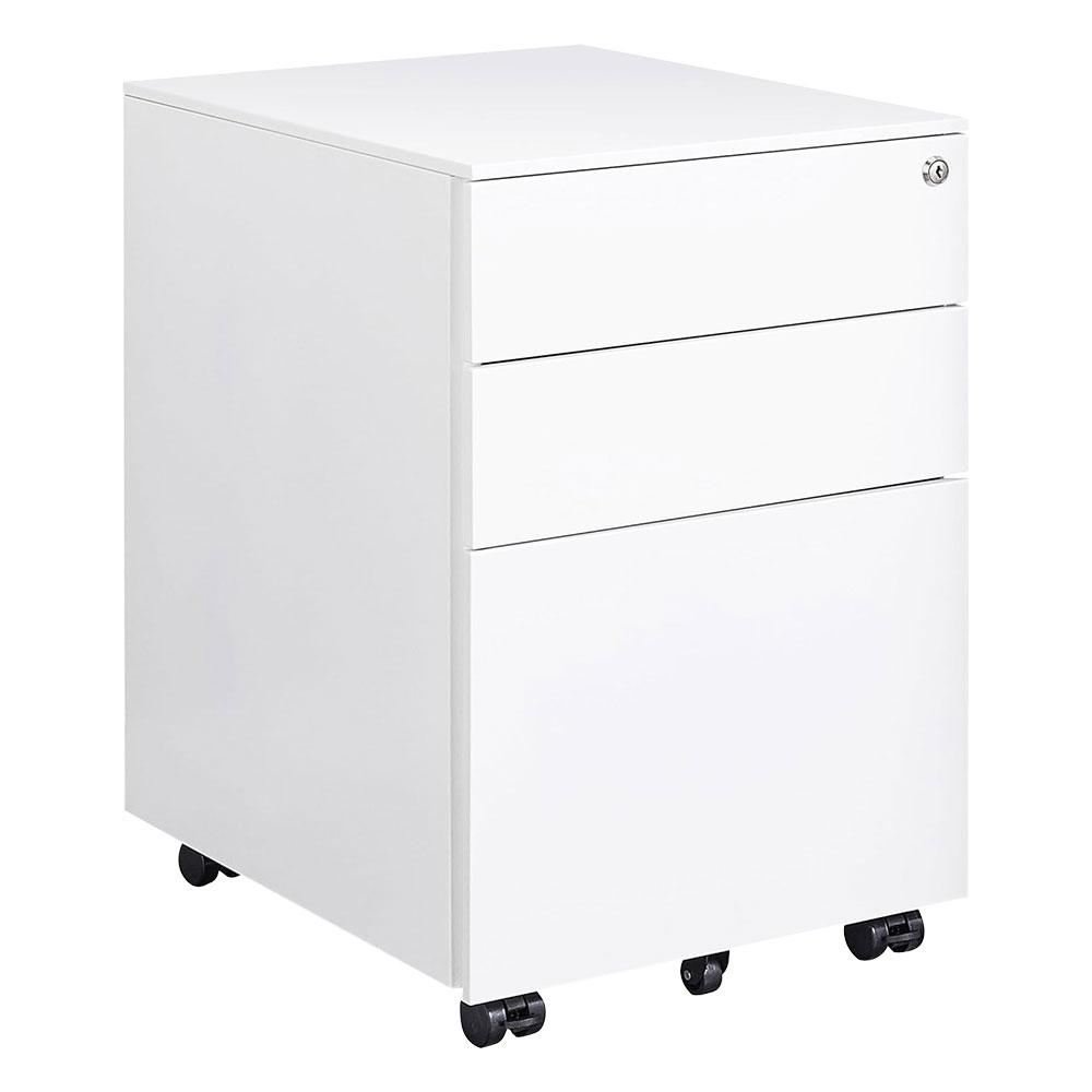 Контейнер 3 чекм+ключ колелца метален | JAR Computers Контейнер 3 чекм+ключ колелца метален