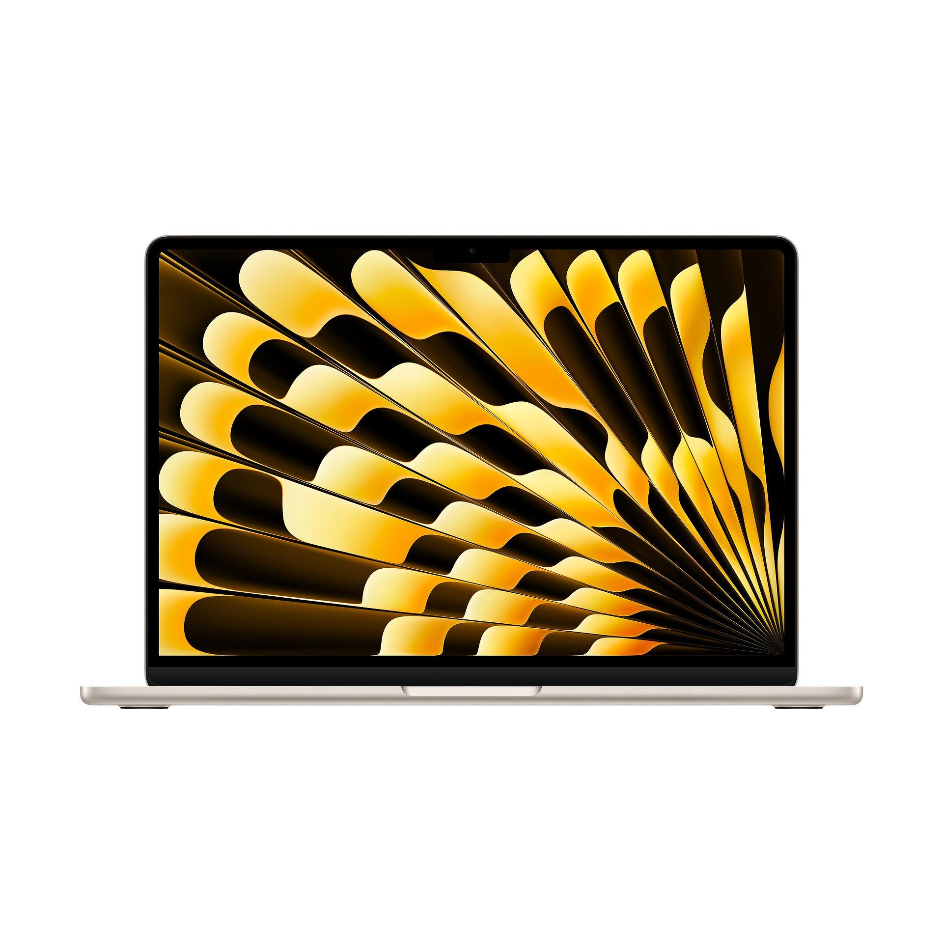 Лаптоп Apple MacBook Air 13.6" M3 256GB Starlight mc8j4 , 13.60 , 16 , 256GB SSD , Apple 10 Core GPU , Apple M3 Octa Core , Mac OS