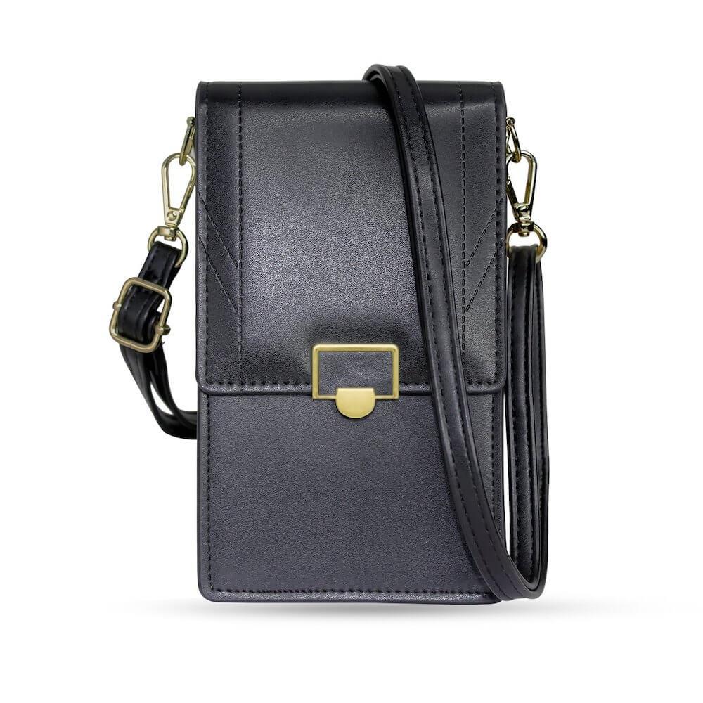 Малка и компактна чанта с презрамка - Fancy Handmade Bag Case Model 2 With Shoulder Strap (черен) | JAR Computers Малка и компактна чанта с презрамка - Fancy Handmade Bag Case Model 2 With Shoulder Strap (черен)