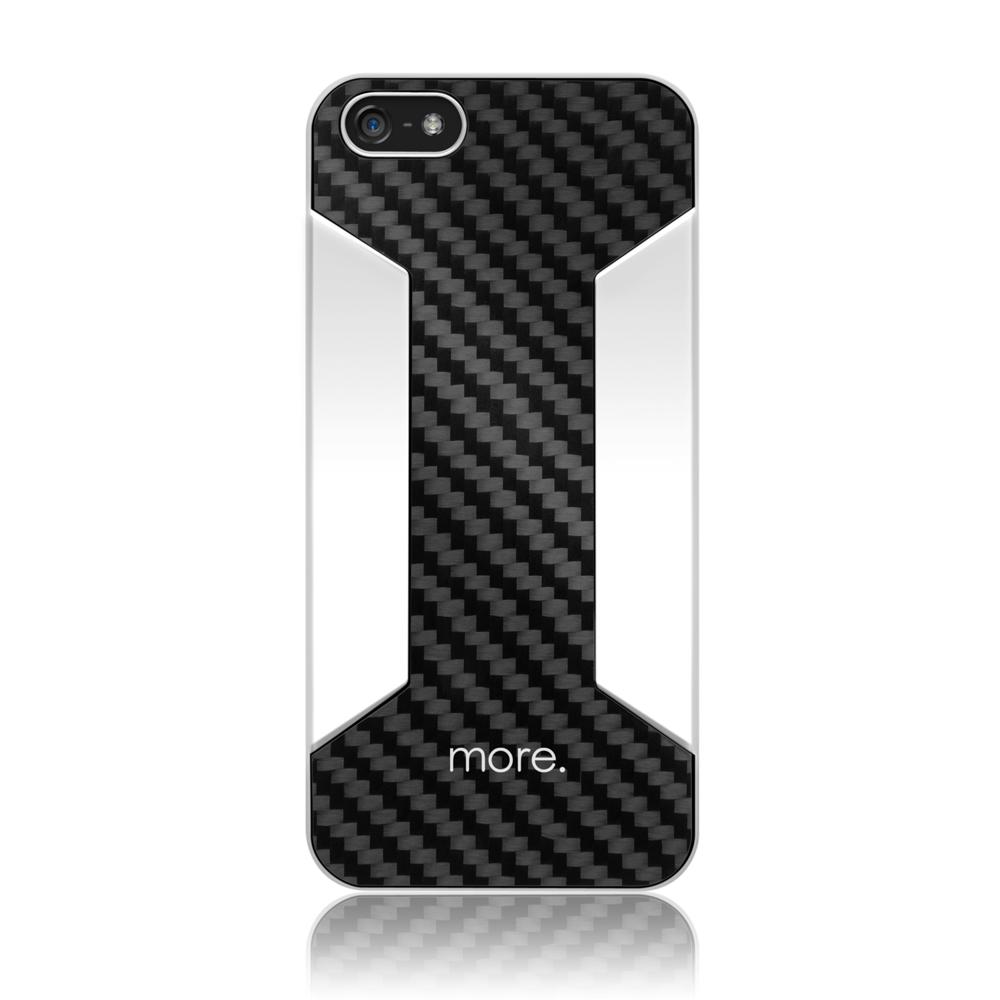 Поликарбонатов кейс с карбоново покритие за iPhone 5, iPhone 5S, iPhone SE - More-Thing Para Blaze CX (бял) | JAR Computers Поликарбонатов кейс с карбоново покритие за iPhone 5, iPhone 5S, iPhone SE - More-Thing Para Blaze CX (бял)