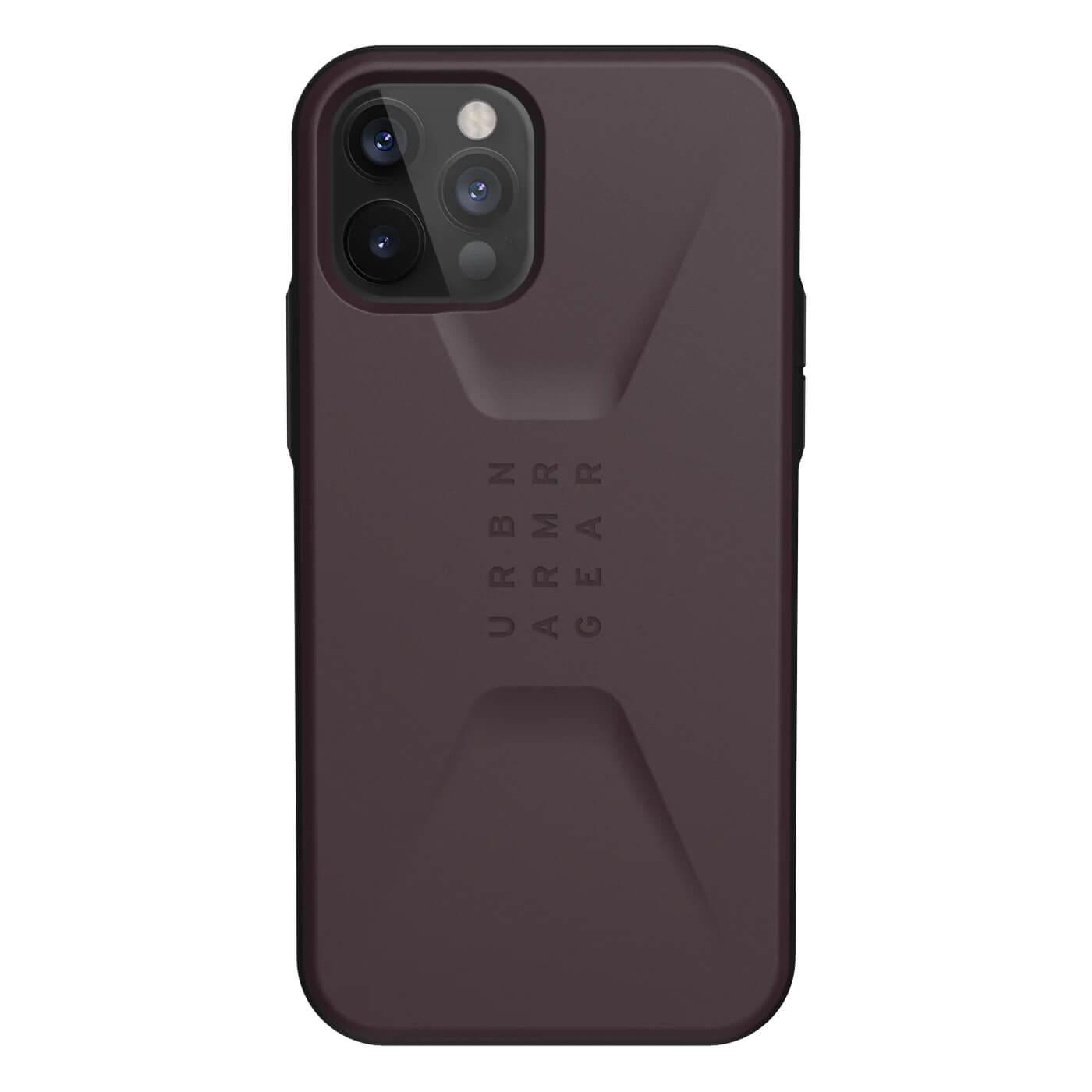 Удароустойчив хибриден кейс за iPhone 12, iPhone 12 Pro - Urban Armor Gear Civilian (лилав) | JAR Computers Удароустойчив хибриден кейс за iPhone 12, iPhone 12 Pro - Urban Armor Gear Civilian (лилав)