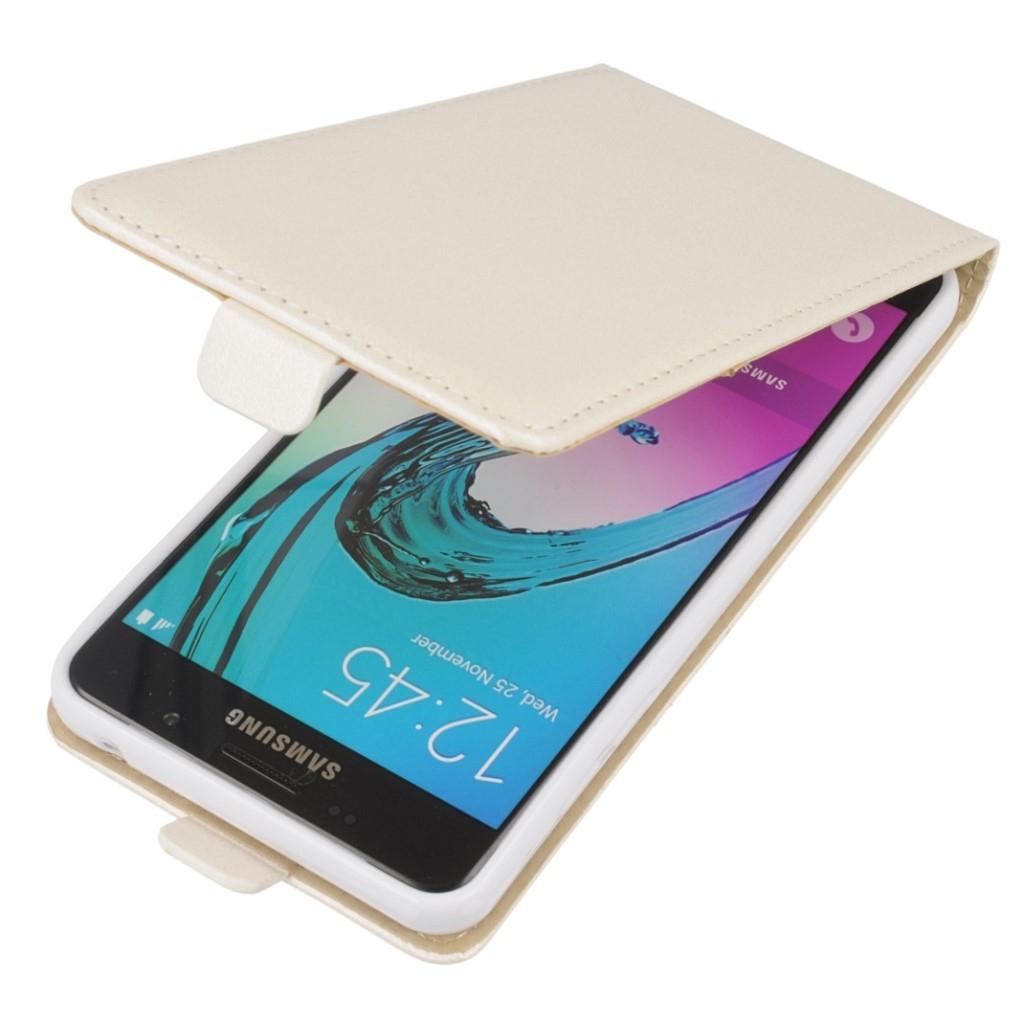 Вертикален кожен калъф с джоб за Samsung Galaxy A5 (2016) - Leather Pocket Flip Case (бял) | JAR Computers Вертикален кожен калъф с джоб за Samsung Galaxy A5 (2016) - Leather Pocket Flip Case (бял)