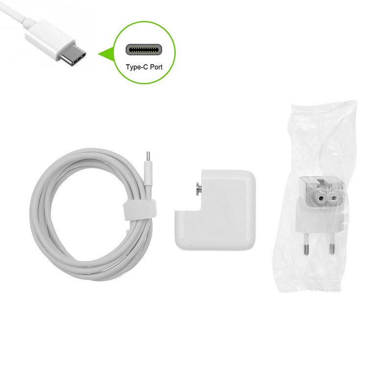 Зарядно за лаптоп (Laptop AC Adapter) Apple Macbook 20V 1.5A / 15V 2A / 9V 3A / 5V 3A 30W TYPE-C Заместител / Replacement Високо Качество A+ | JAR Computers Зарядно за лаптоп (Laptop AC Adapter) Apple Macbook 20V 1.5A / 15V 2A / 9V 3A / 5V 3A 30W TYPE-C Заместител / Replacement Високо Качество A+