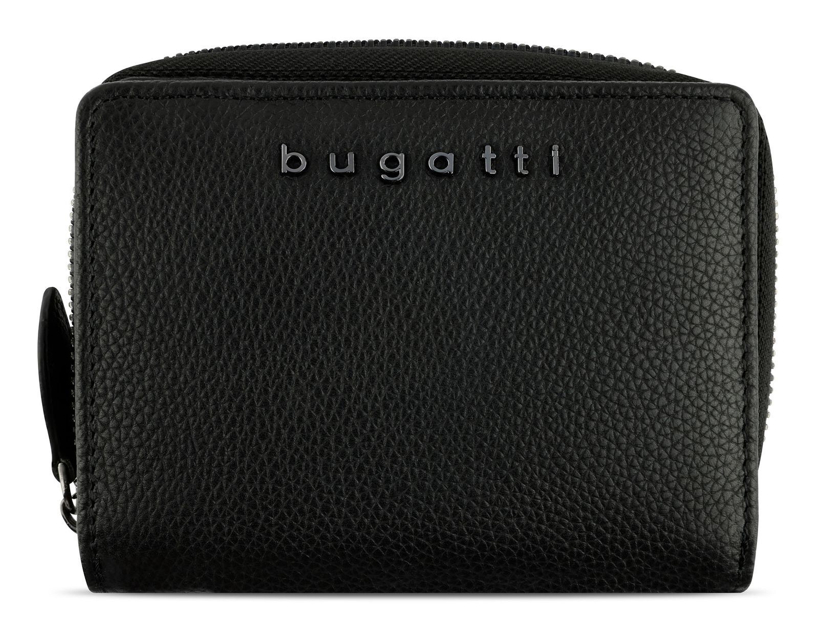 Дамски кожен портфейл Bugatti Bella Ladies Zip Wallet, RFID защита, черен | JAR Computers Дамски кожен портфейл Bugatti Bella Ladies Zip Wallet, RFID защита, черен