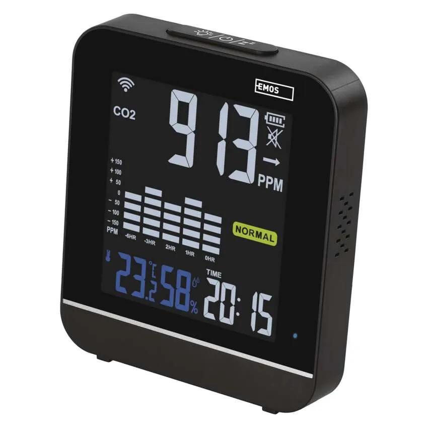 Датчик за влага, температура и CO2 Wi-Fi GoSmart EMOS | JAR Computers Датчик за влага, температура и CO2 Wi-Fi GoSmart EMOS