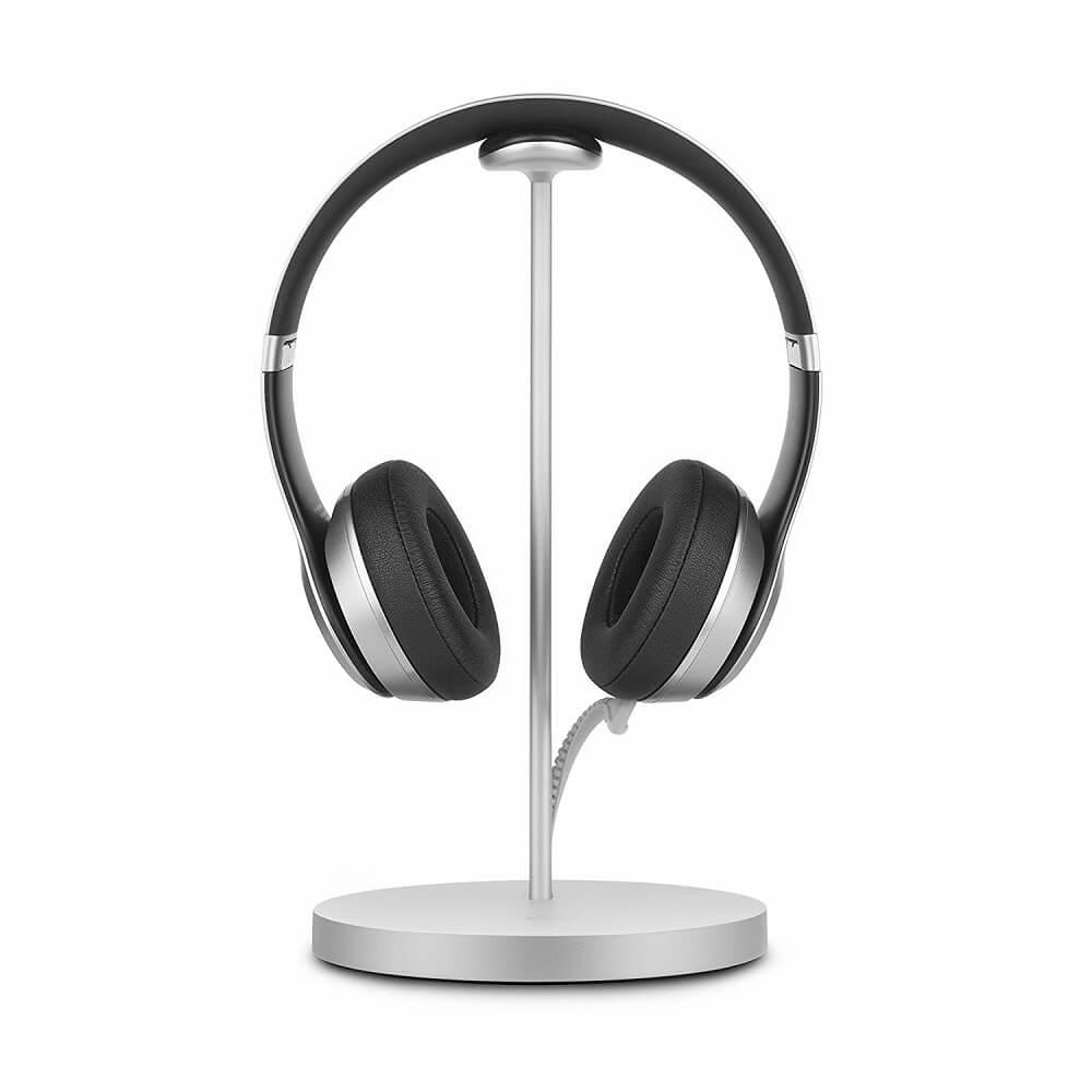 Дизайнерска алуминиева поставка за слушалки - TwelveSouth Fermata Headphone Charging Stand (сребрист) | JAR Computers Дизайнерска алуминиева поставка за слушалки - TwelveSouth Fermata Headphone Charging Stand (сребрист)
