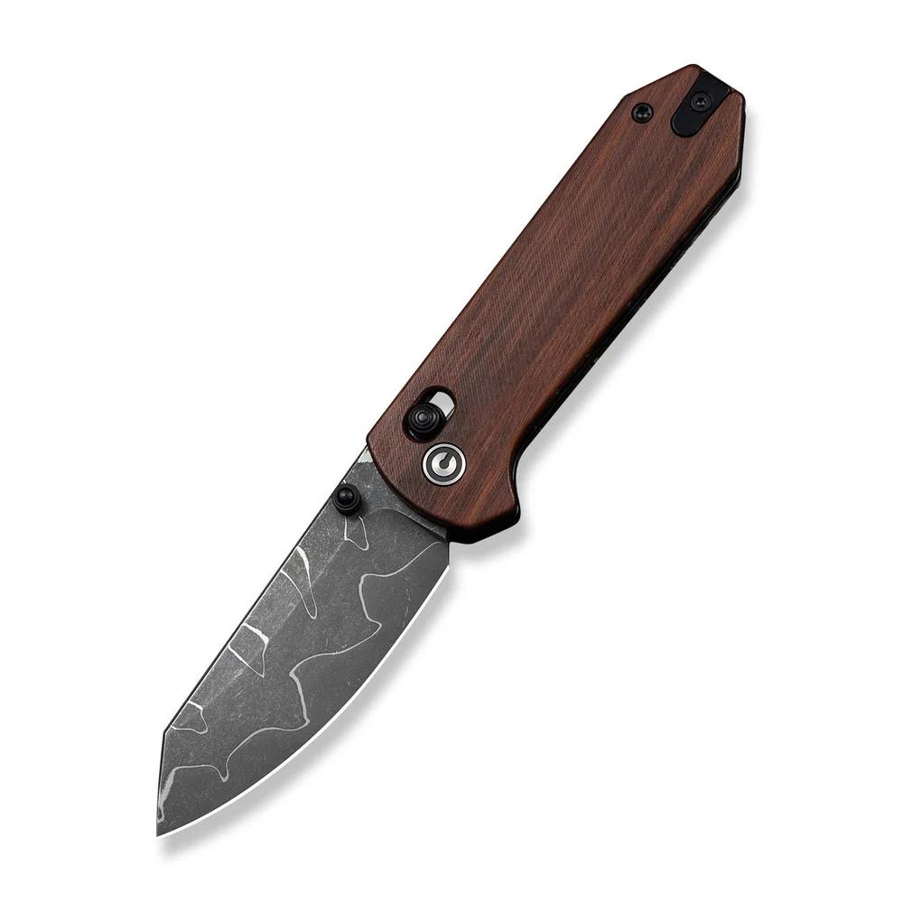 Джобен нож CIVIVI Yonder Guibourtia Wood / Damascus | JAR Computers Джобен нож CIVIVI Yonder Guibourtia Wood / Damascus